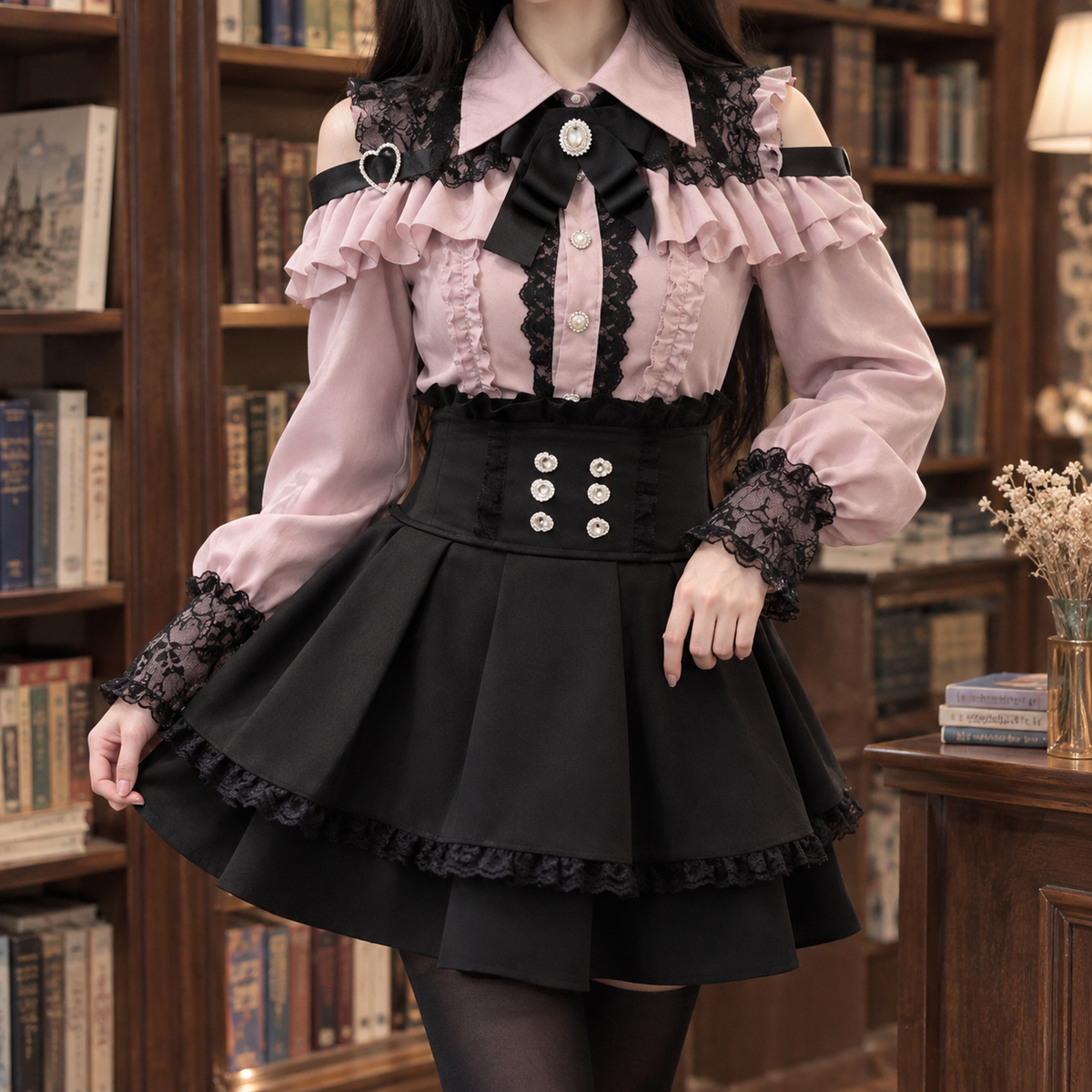 Verity-Hope Ruffled Set