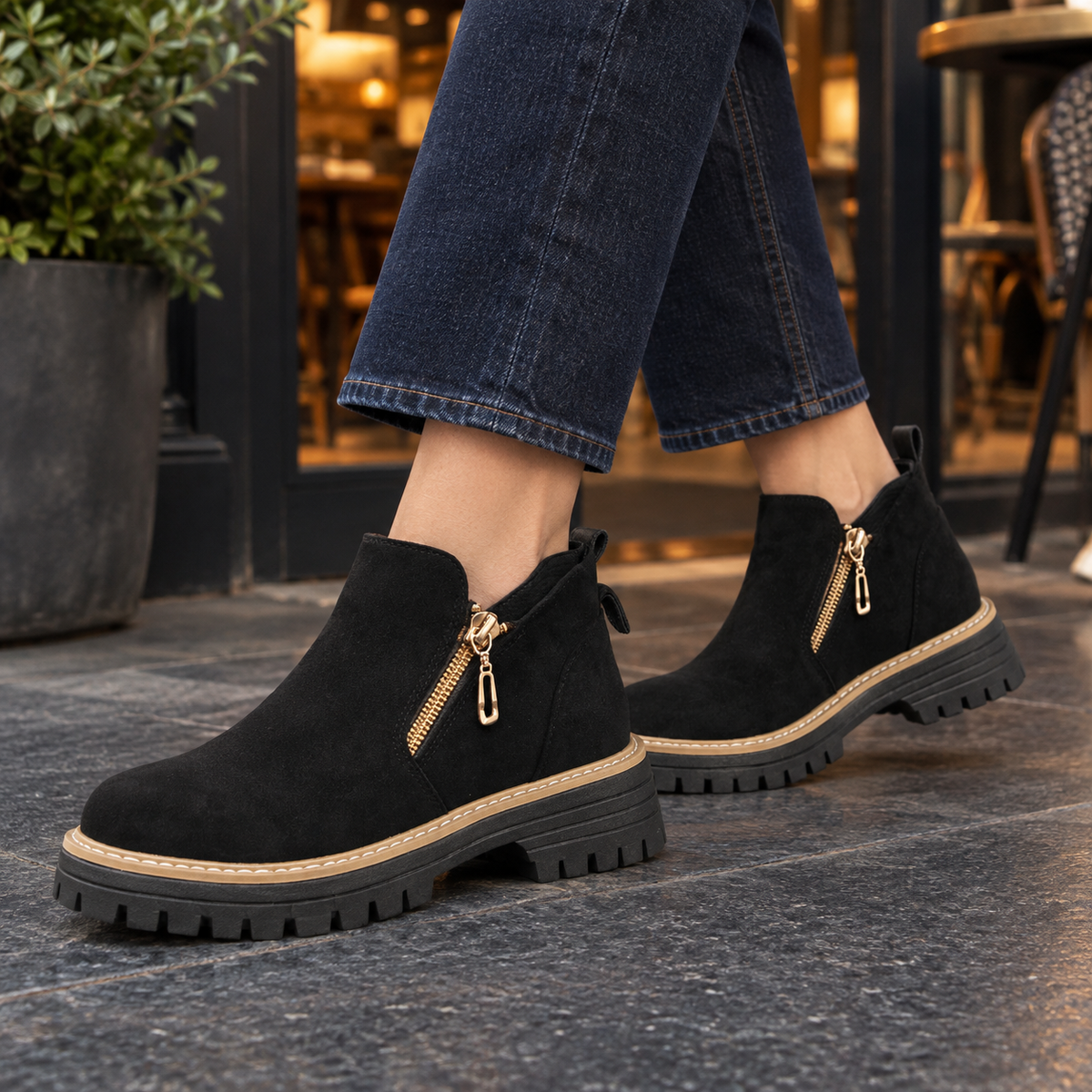 Bellucci Suede Ankle Boots