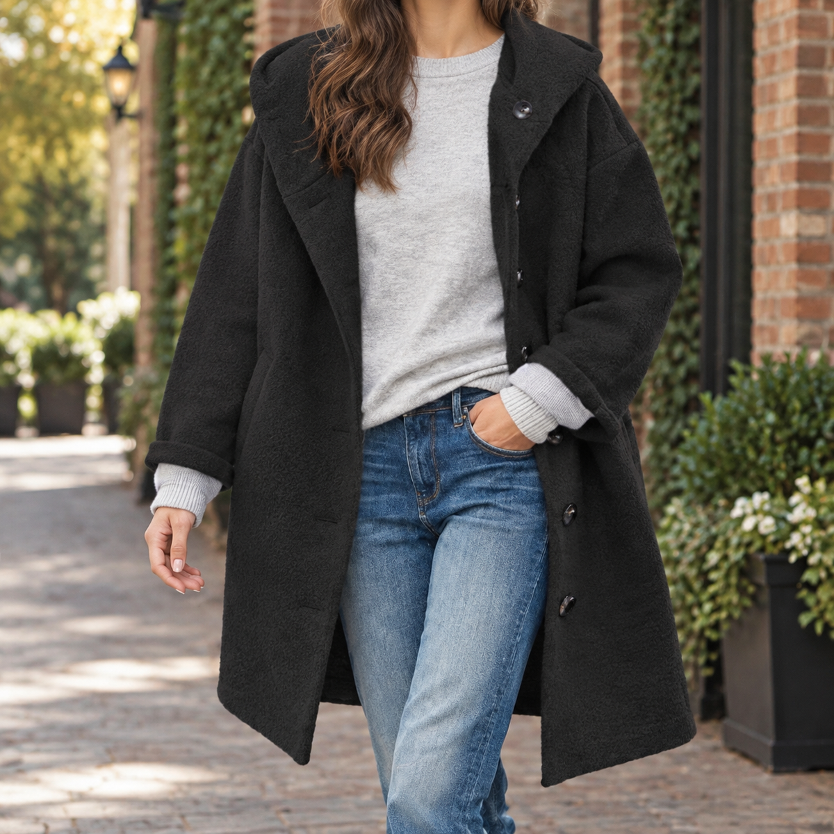 Anouska Hooded Coat