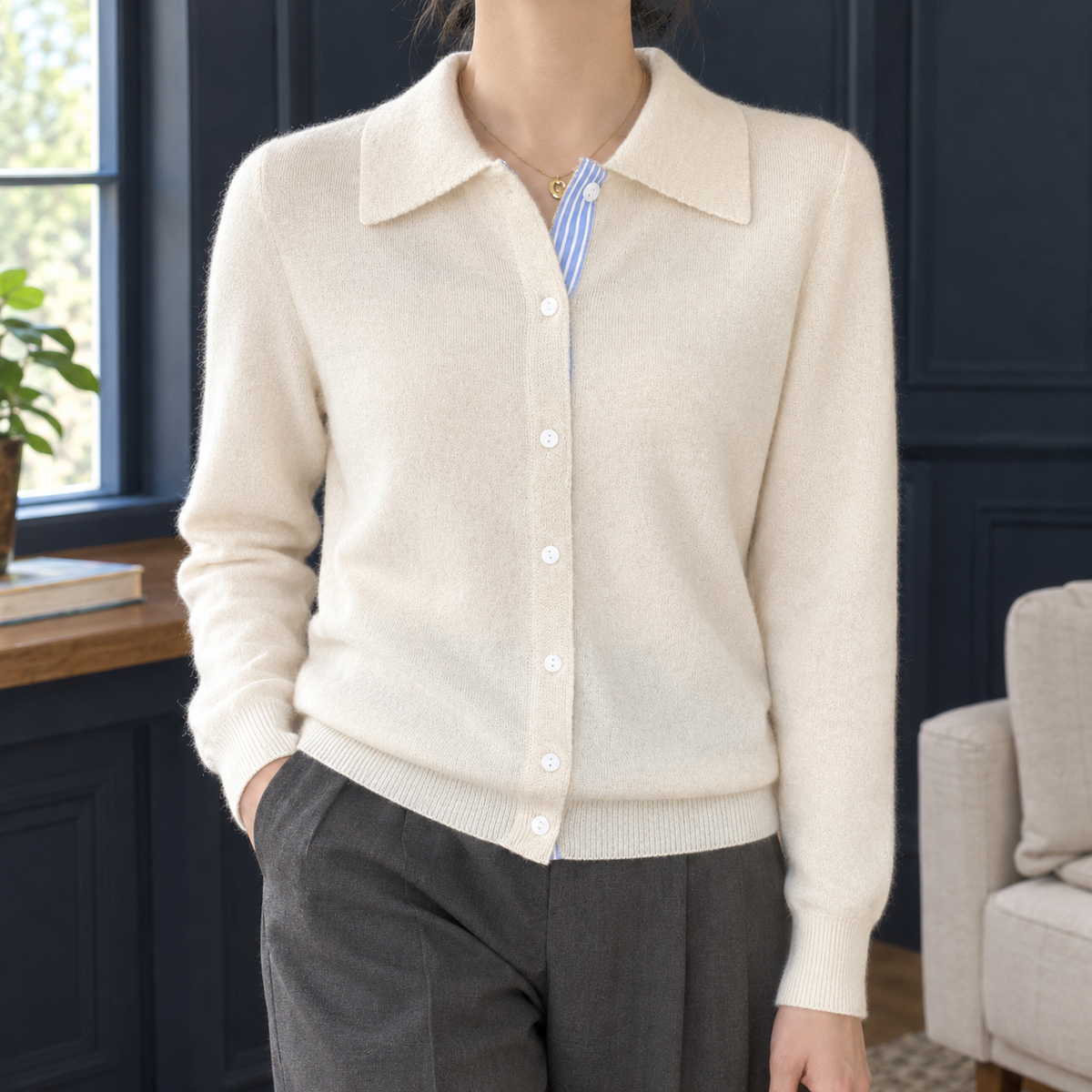 Lola Contrast Cardigan