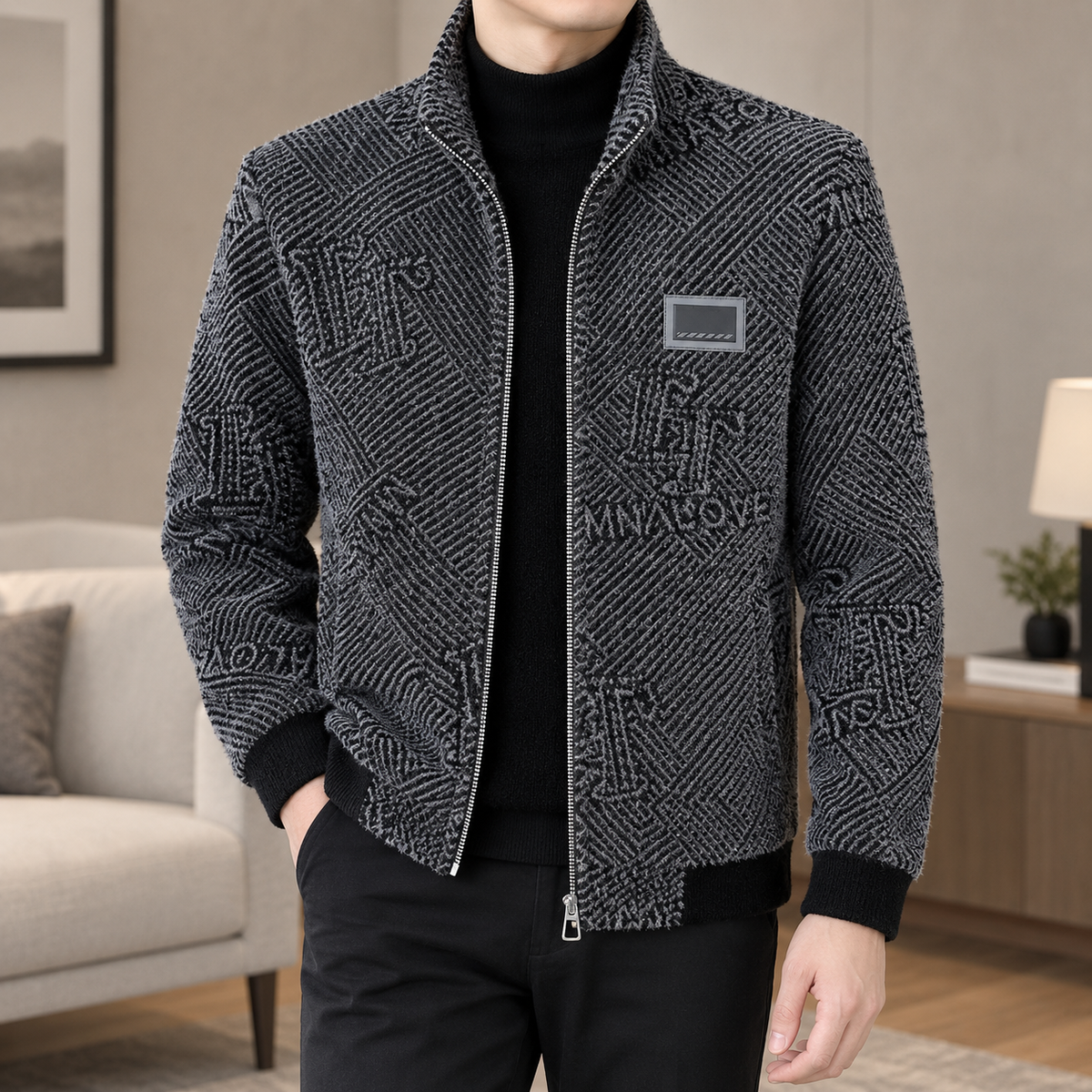 Freddie Graphic Zip Jacket