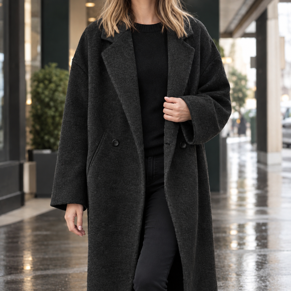 Daphne-Eve Oversized Coat
