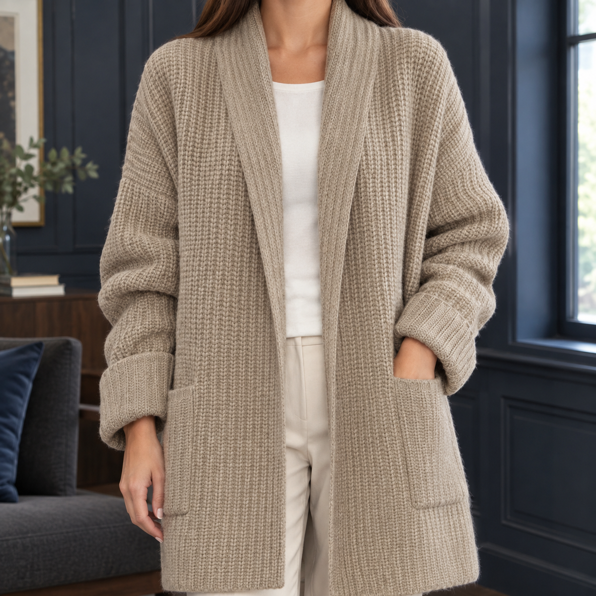 Blair-Elise Ribbed Cardigan