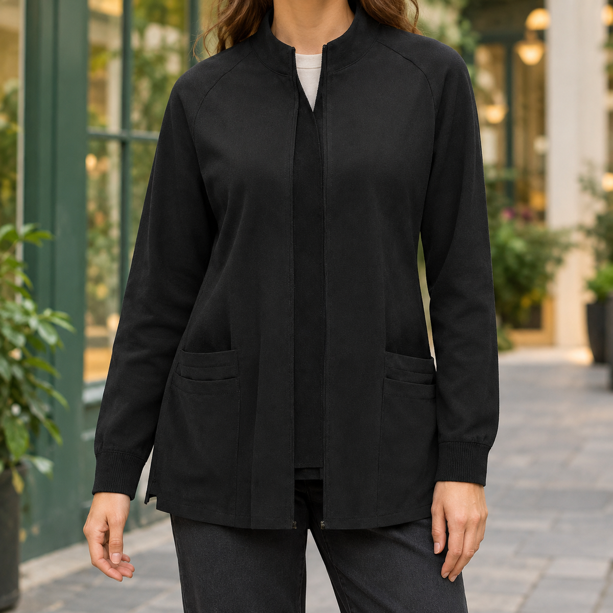 Solene-Jade Zip Jacket