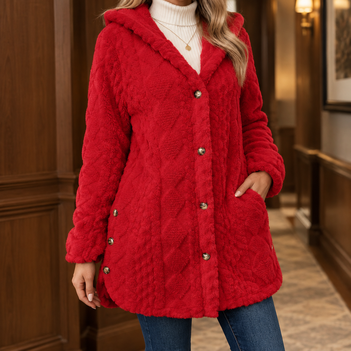 Livia-Sage Textured Jacket
