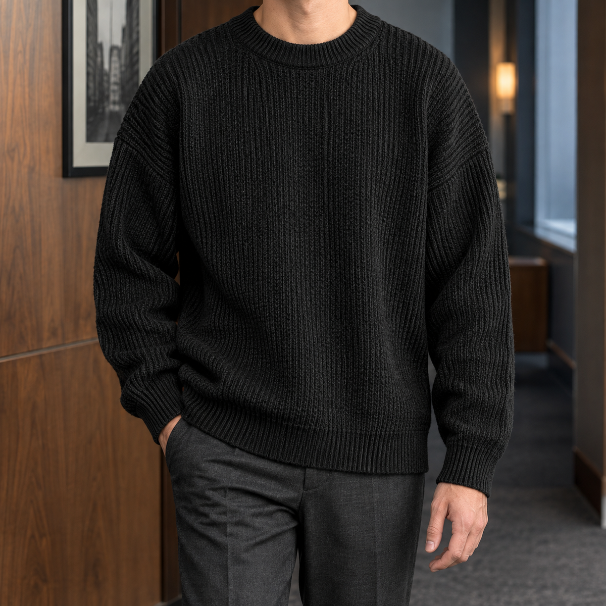 Dominic Ribbed Sweater