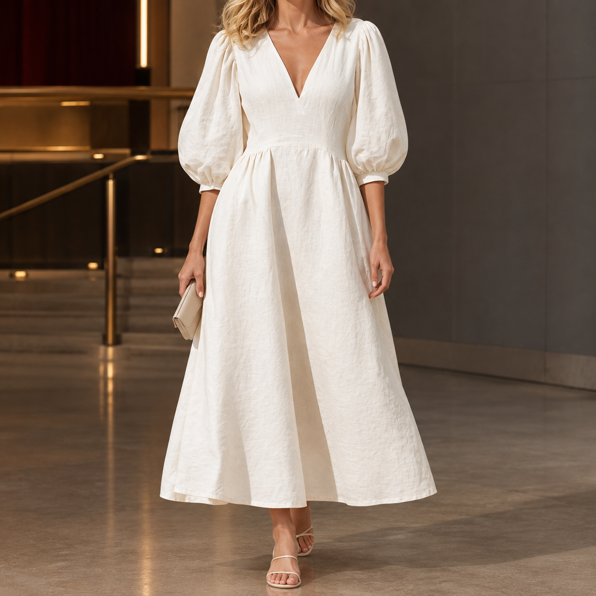 Mackenzie Puff Sleeve Dress
