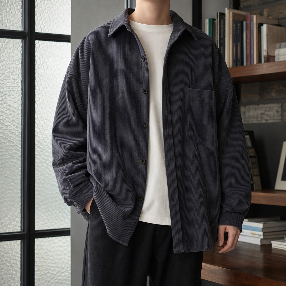 Vincent-Tate Relaxed Overshirt