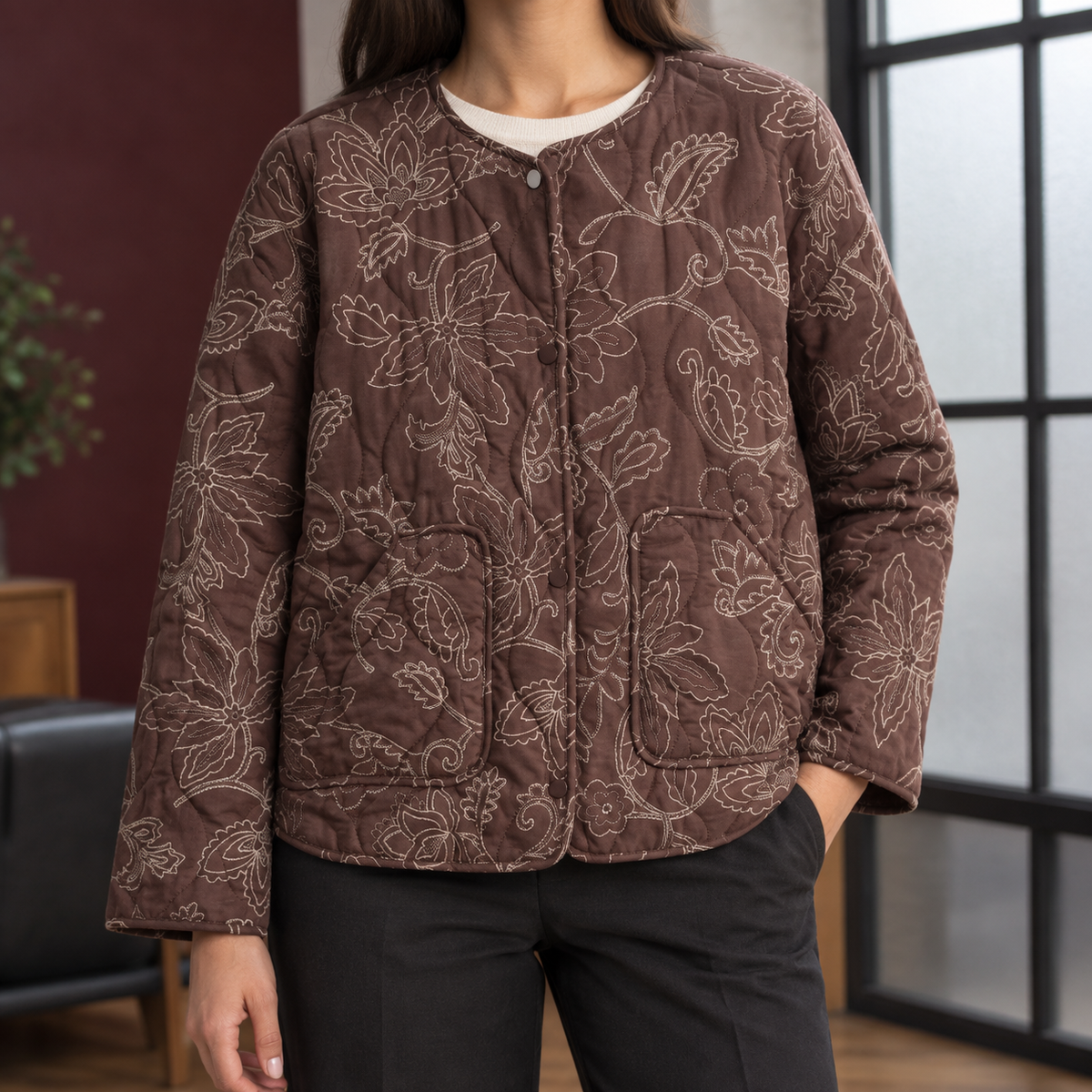 Octavia-Belle Embroidered Jacket