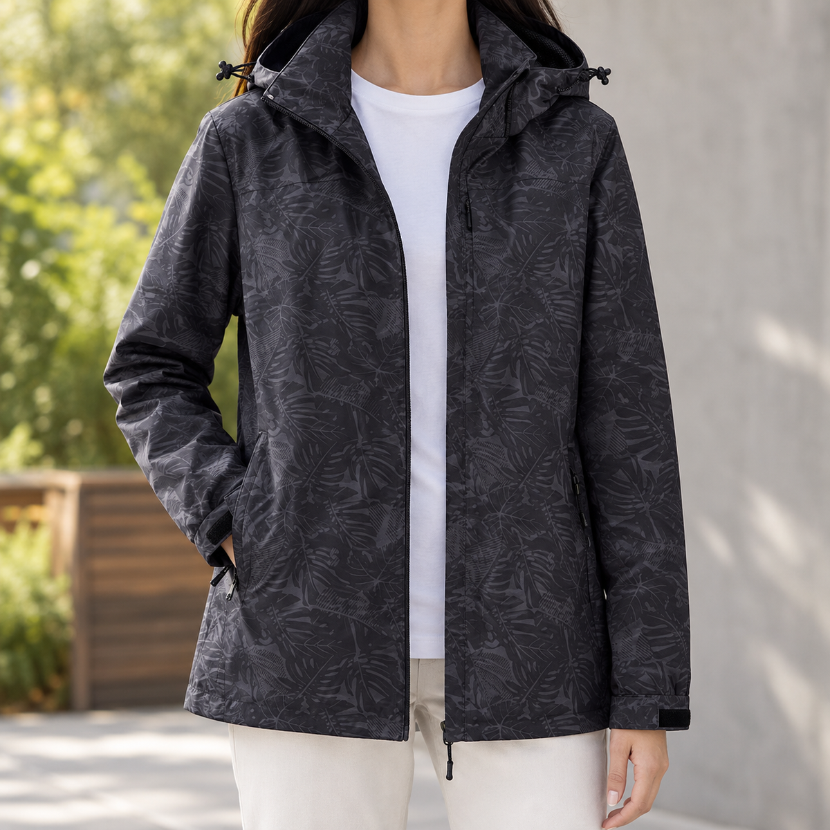 Valeria-Grace Printed Jacket