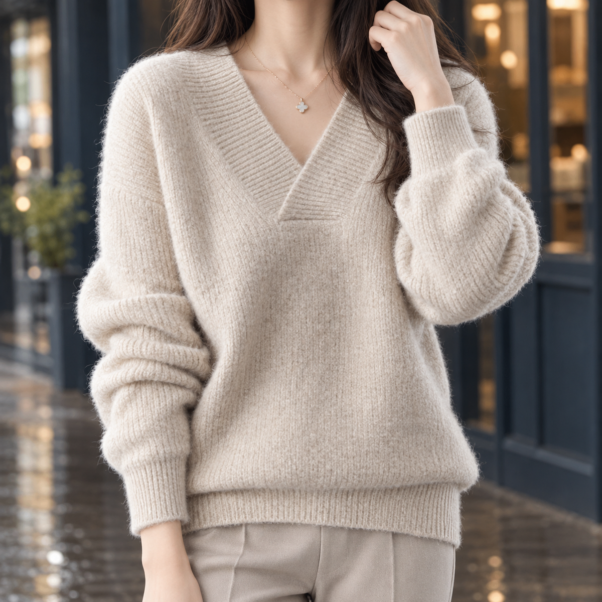 Joelle V Neck Sweater