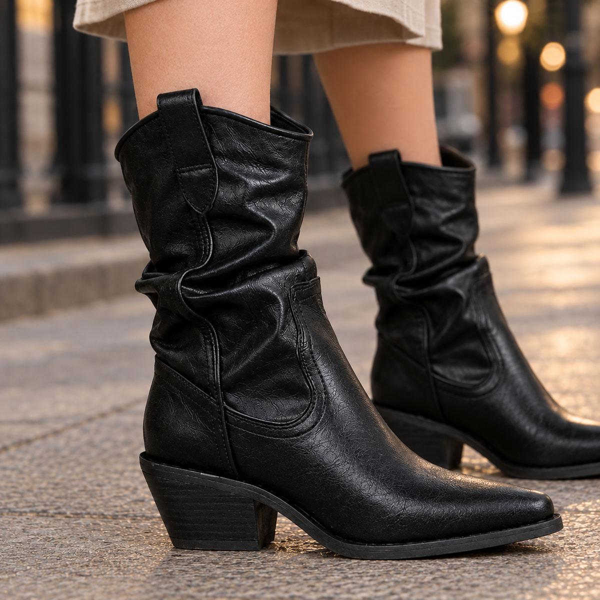 Venturi Ruched Boots