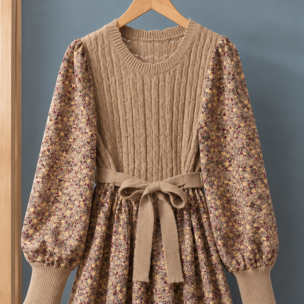 Hildegarde Patchwork Dress