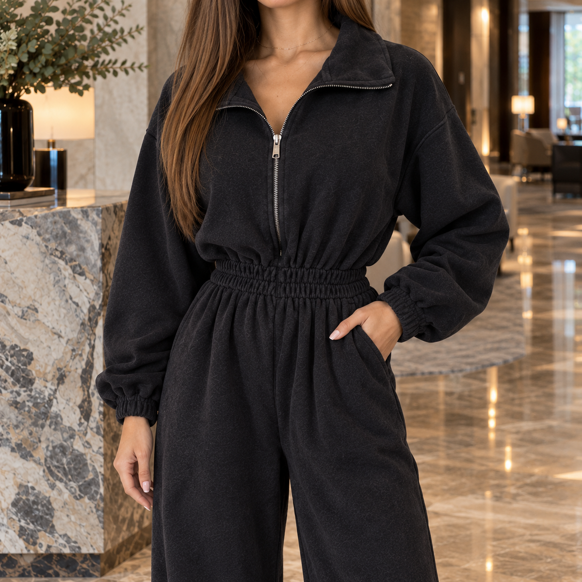 Vera-Claire Wide Leg Jumpsuit