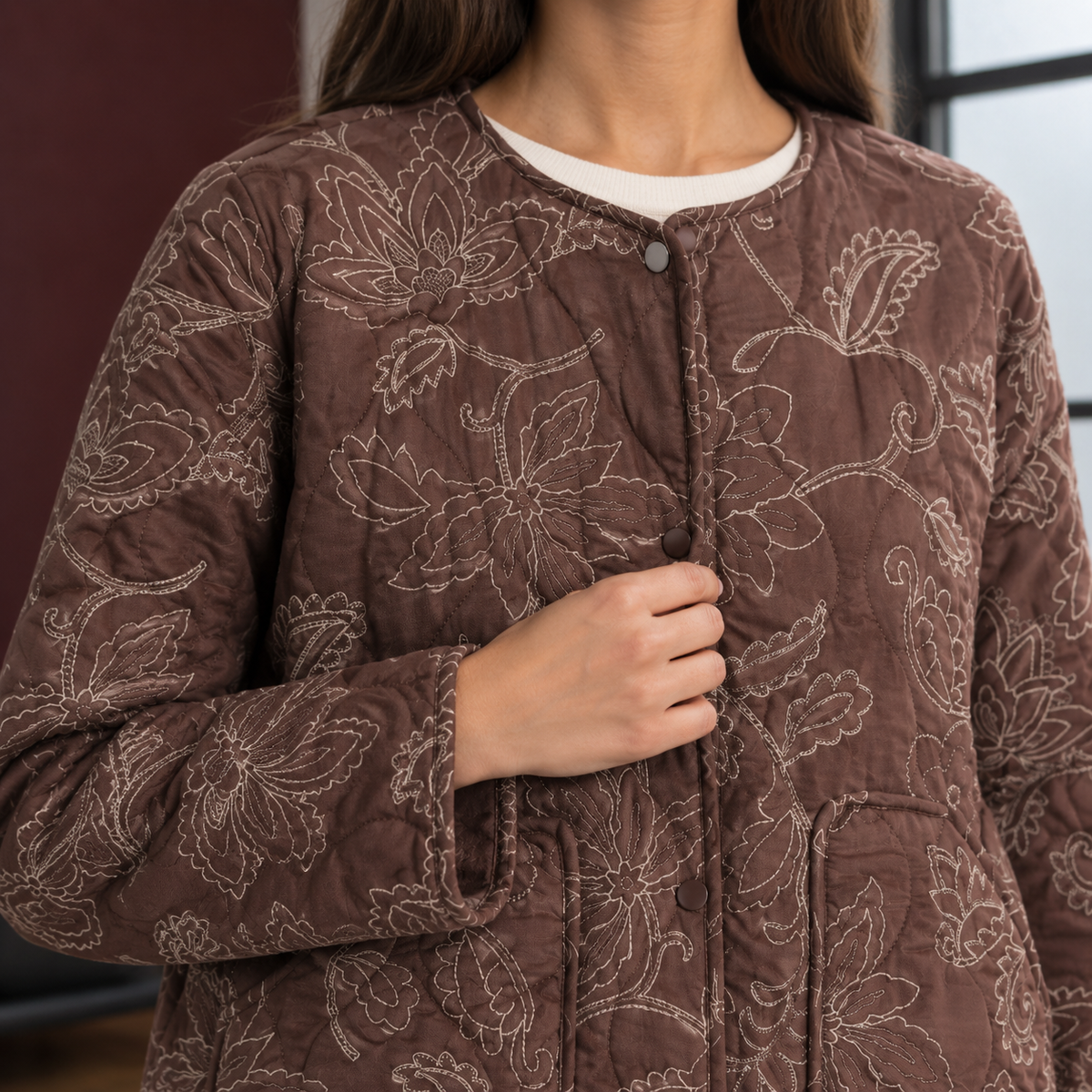 Octavia-Belle Embroidered Jacket