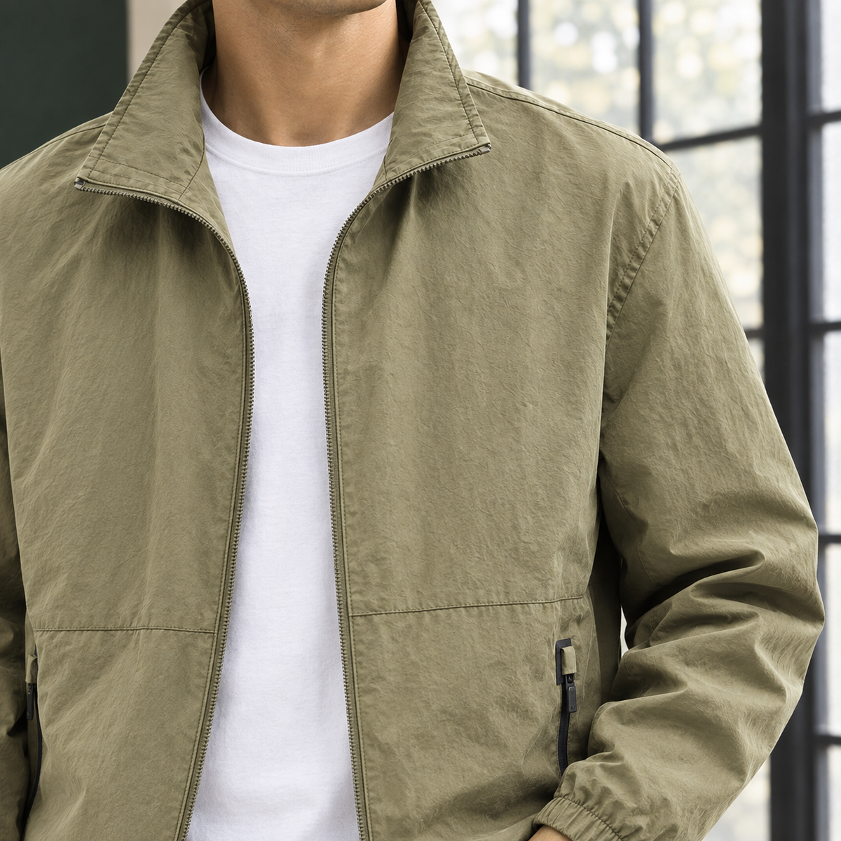 Christopher Stand Collar Jacket