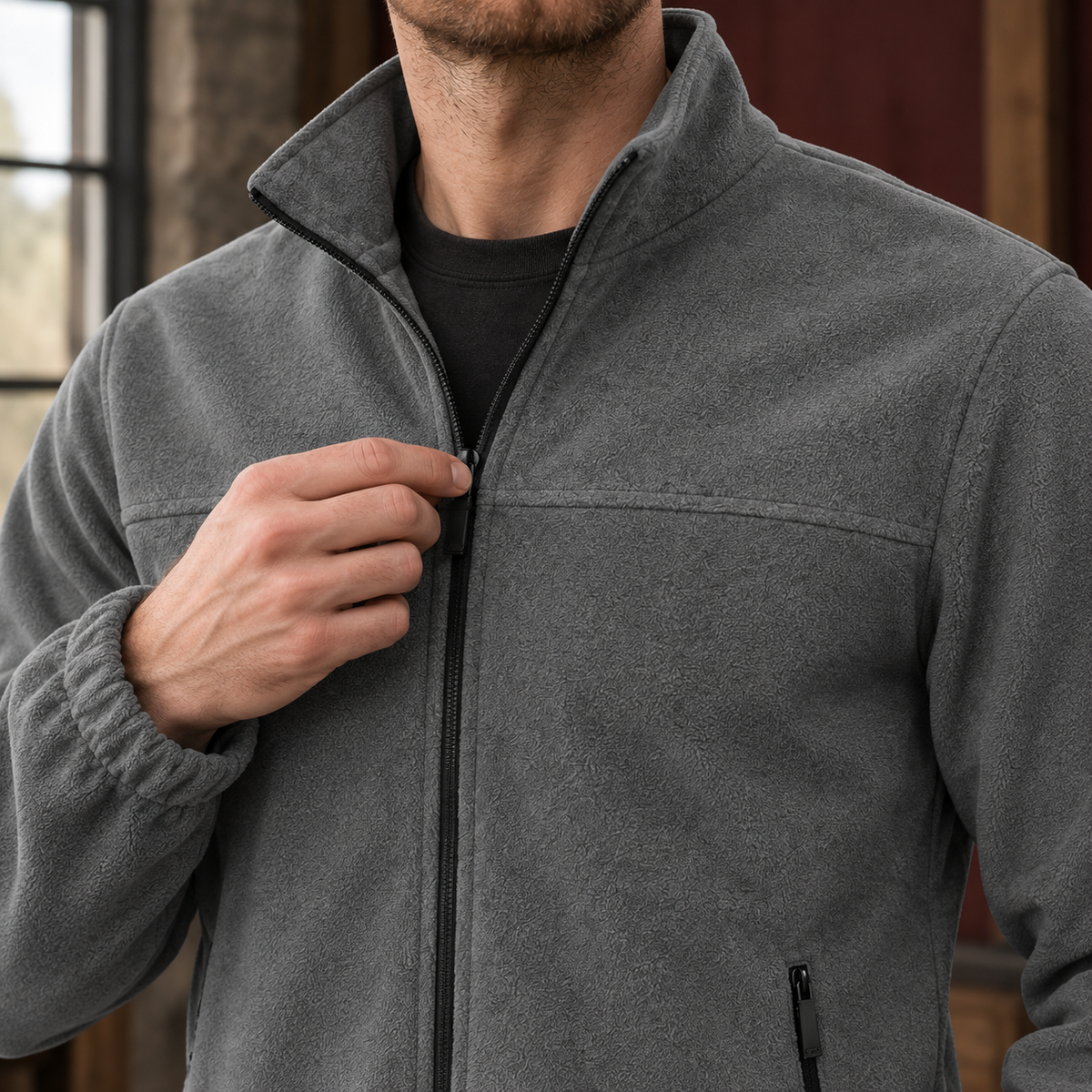 Godfrey Stand Collar Jacket