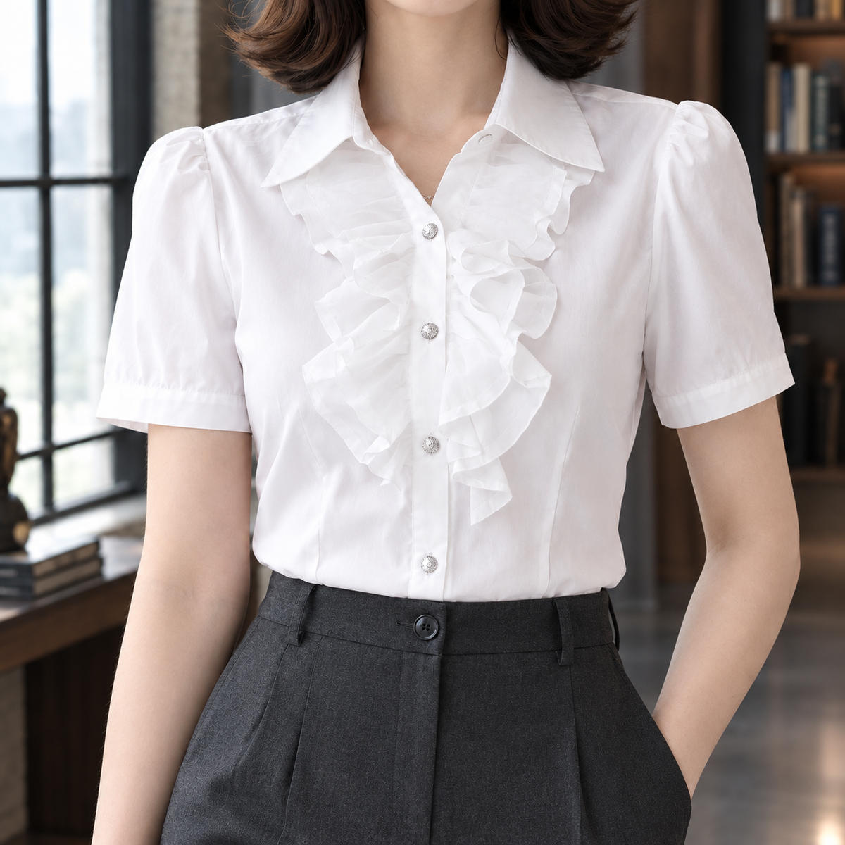 Heidi Ruffle Blouse
