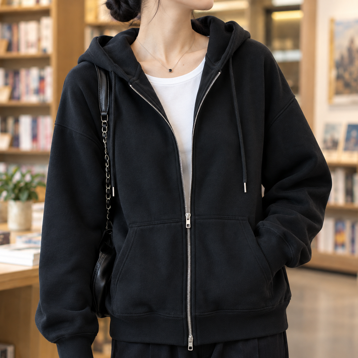 Bettina Relaxed Zip Hoodie