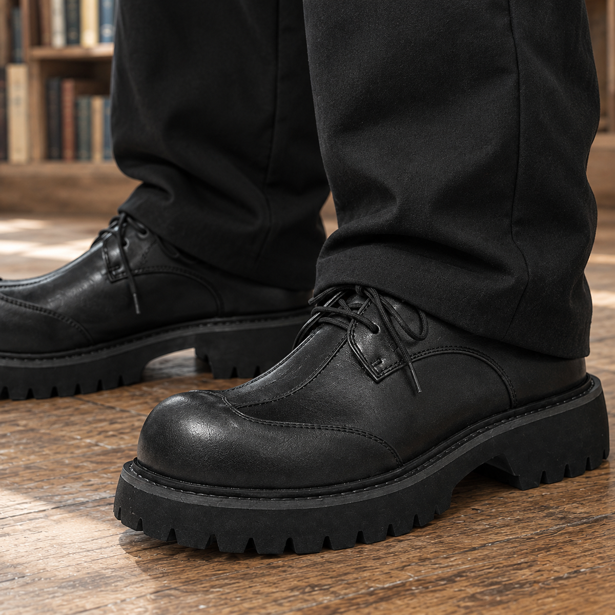 Zeno Chunky Derby Shoes