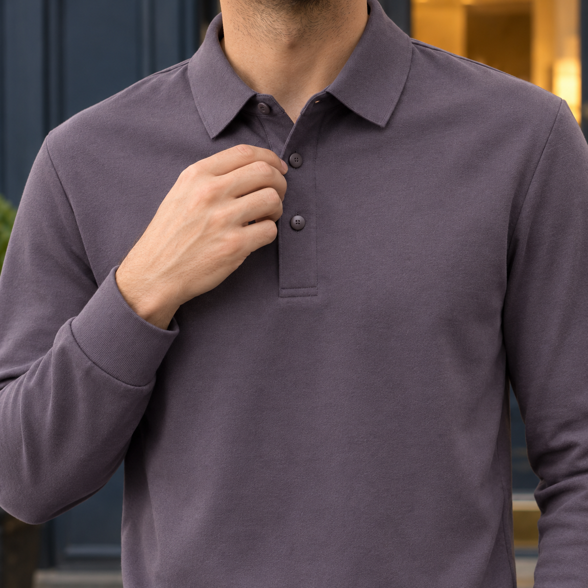 Soren-Dean Long Sleeve Polo