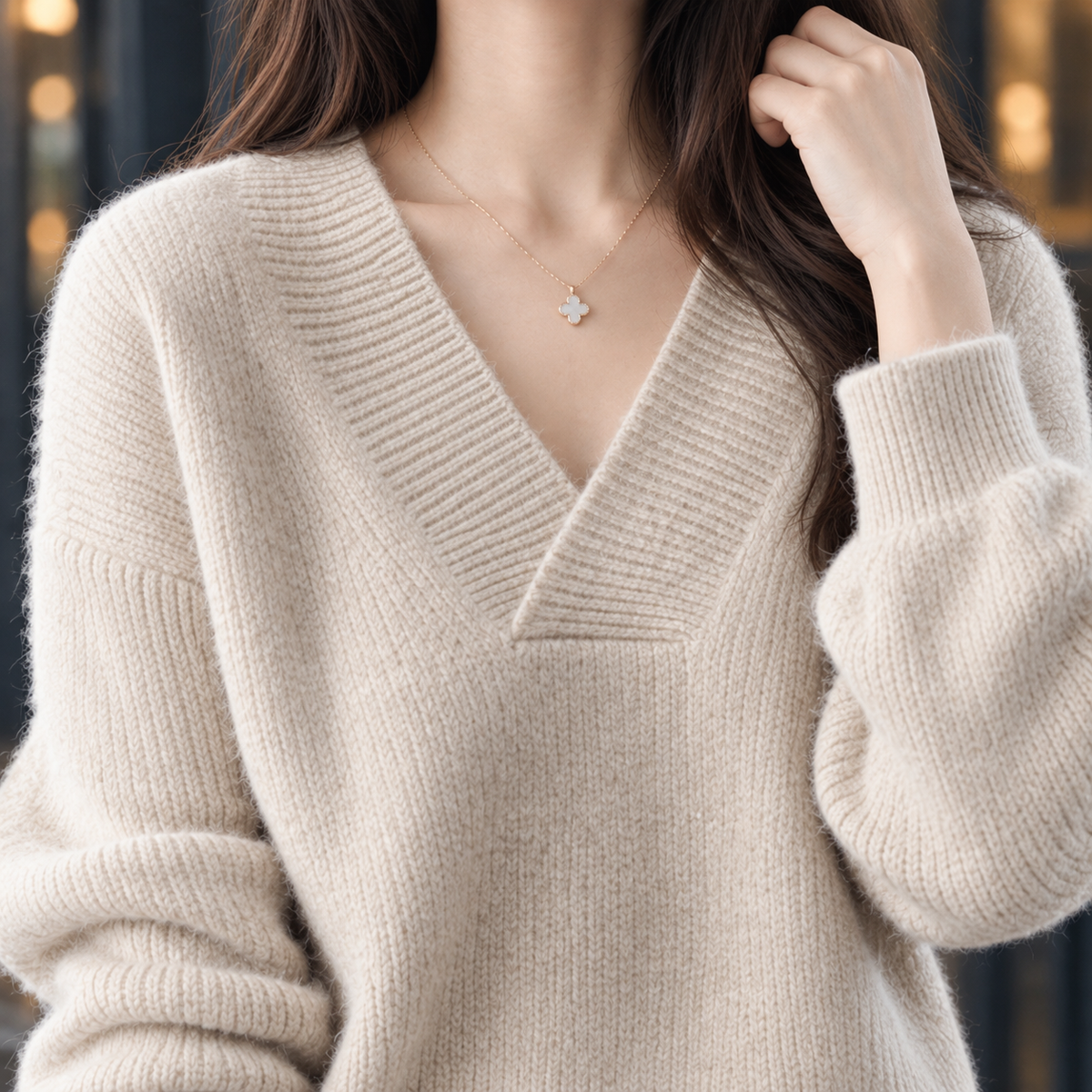 Joelle V Neck Sweater