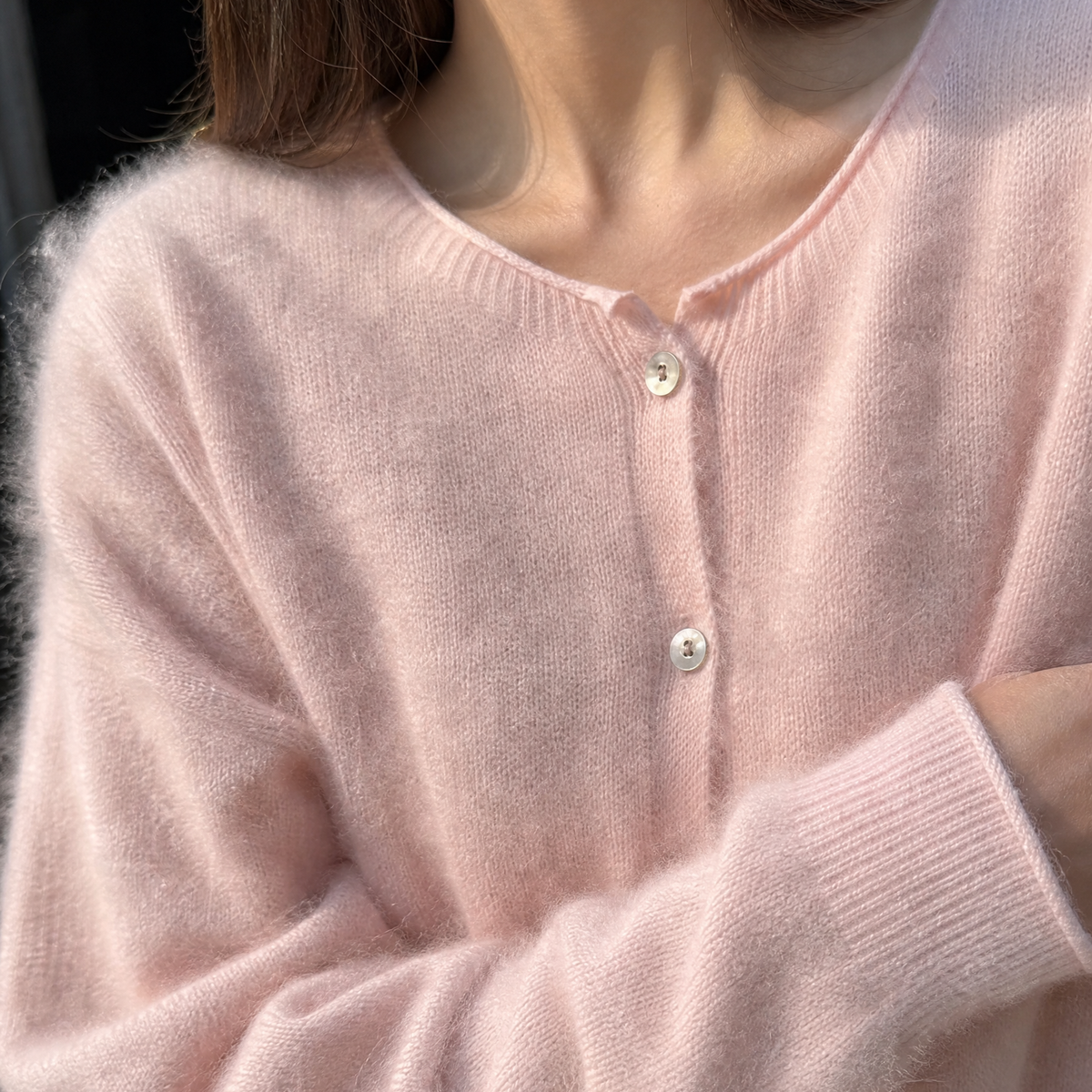 Amandine-June Brushed Cardigan