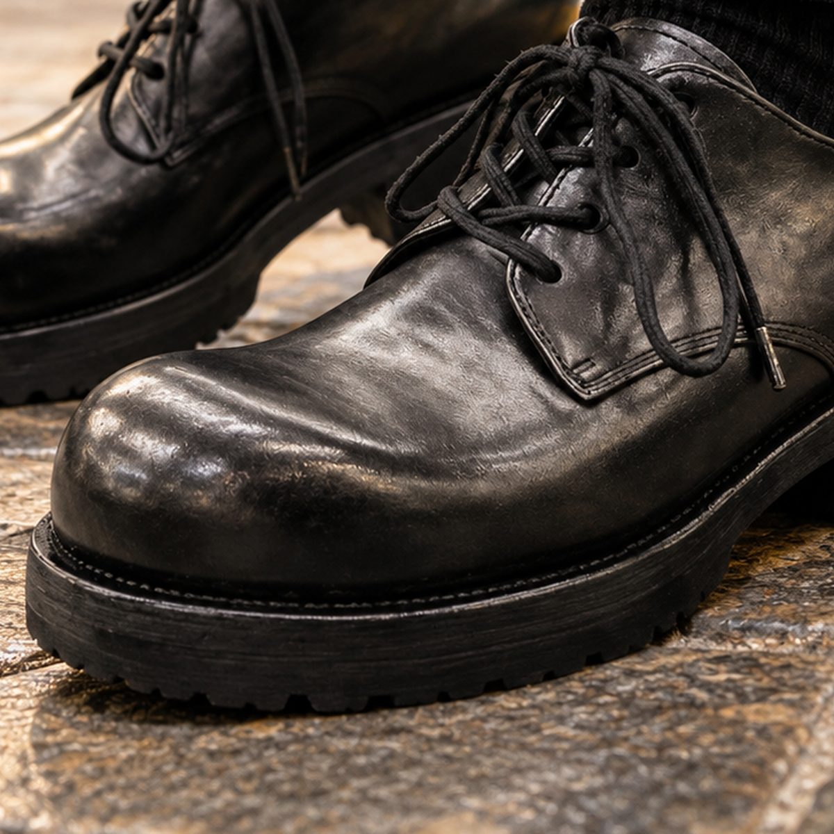 Gentili Chunky Derby Shoes