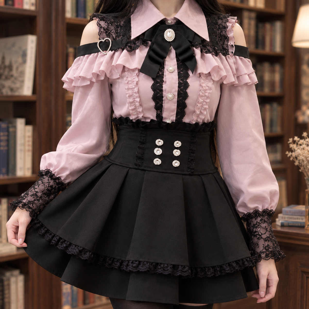 Verity-Hope Ruffled Set