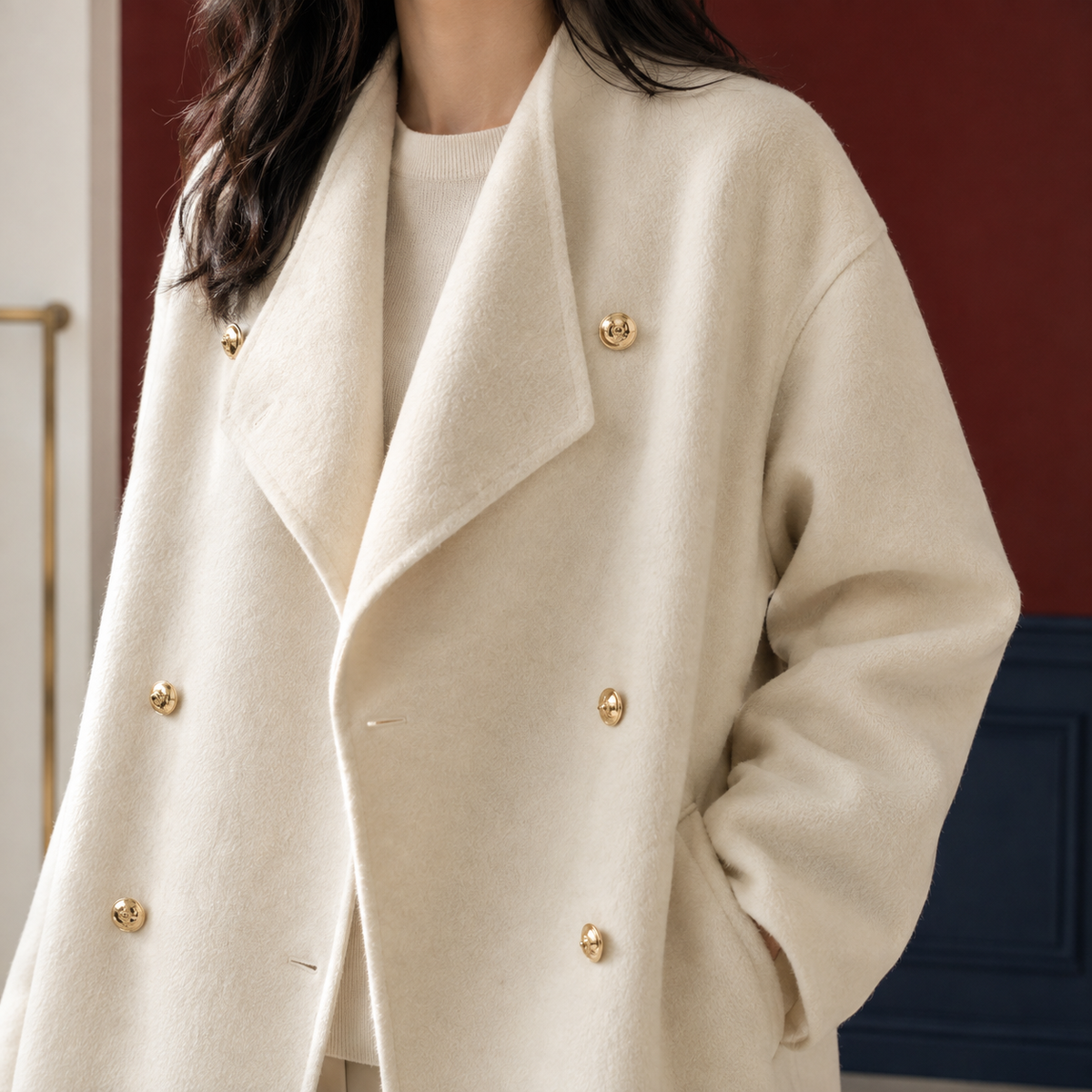 Hazel-Marie Cashmere Coat