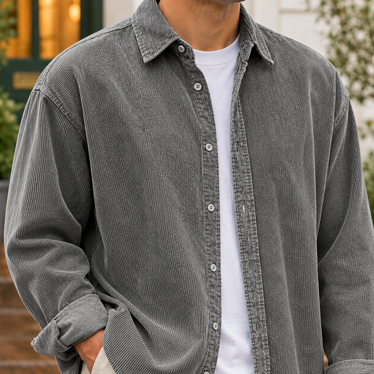 Aubin-Reid Corduroy Overshirt