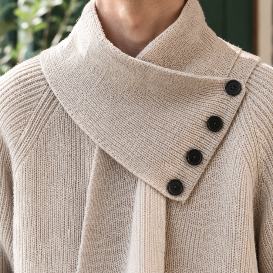 Eaton Scarf Collar Sweater