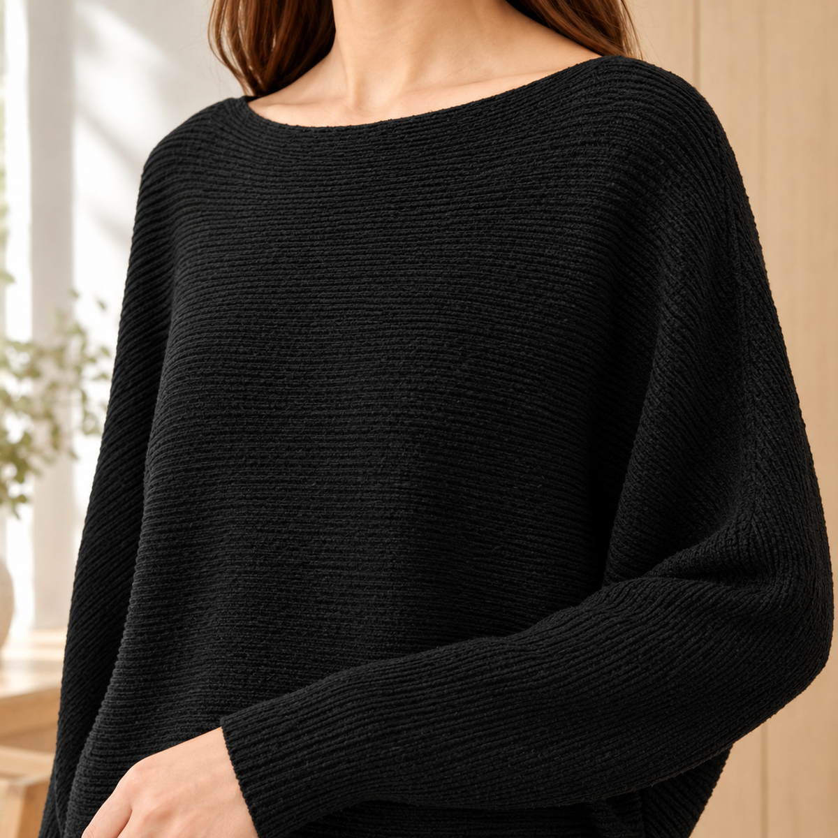 Cordelia-Faye Boat Neck Sweater