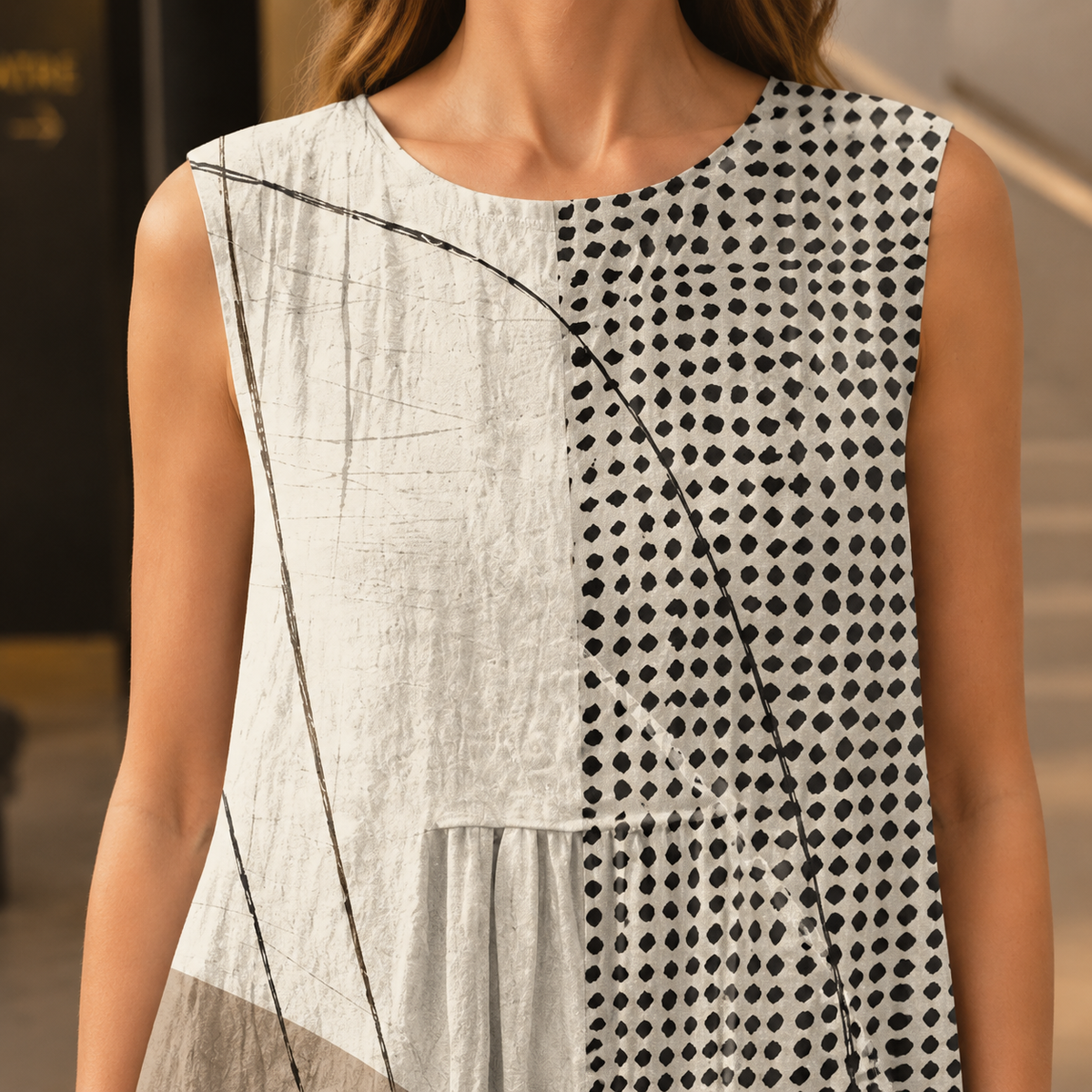 Sofia-Faye Cocoon Midi Dress
