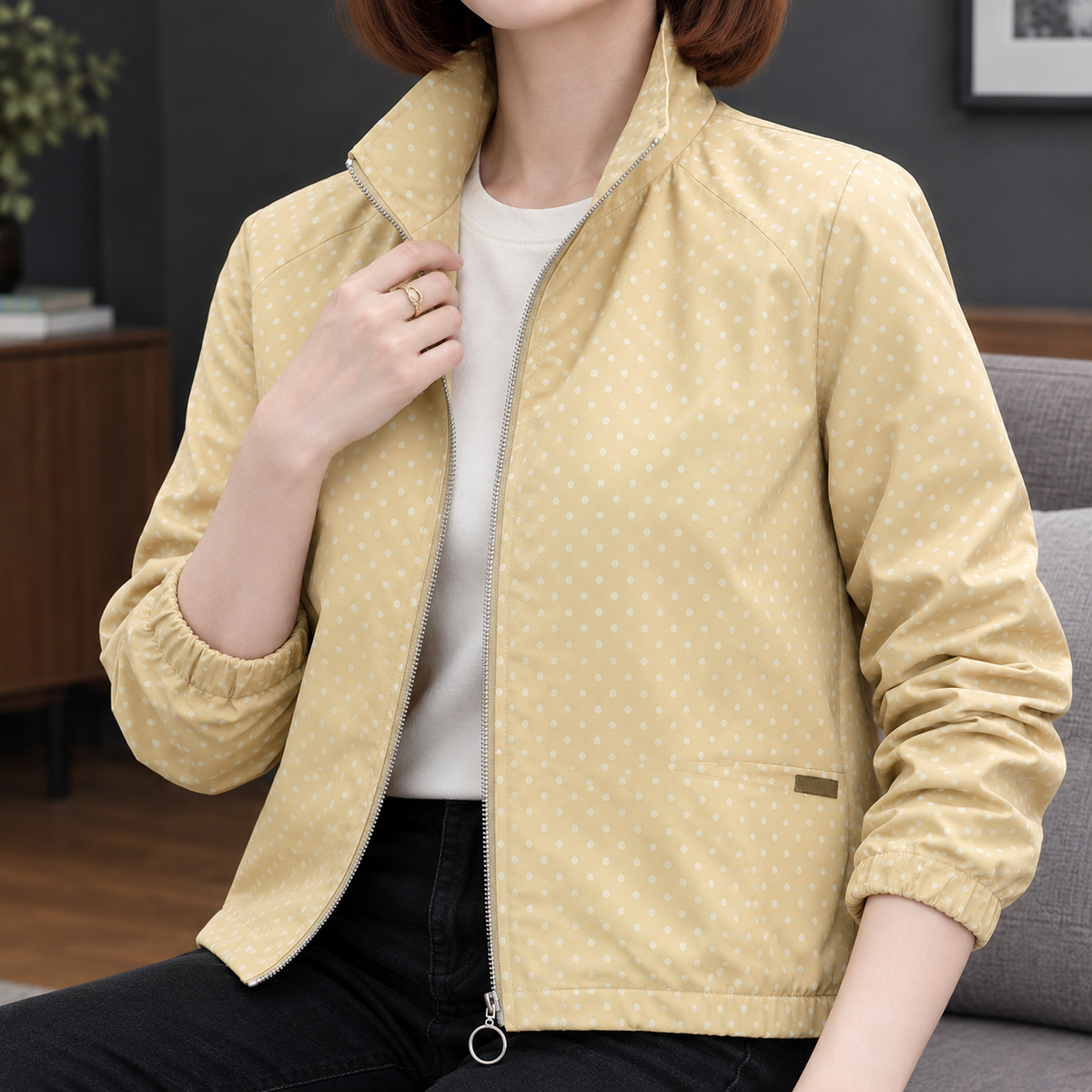 Stacey Polka Dot Jacket