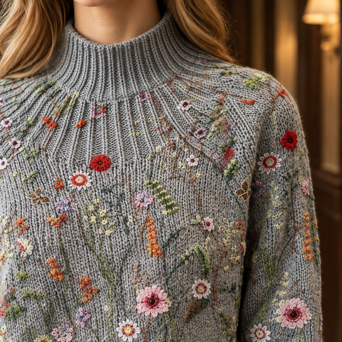 Mina-Claire Floral Sweater