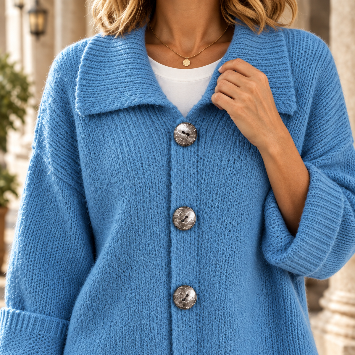 Xaviera Collared Cardigan
