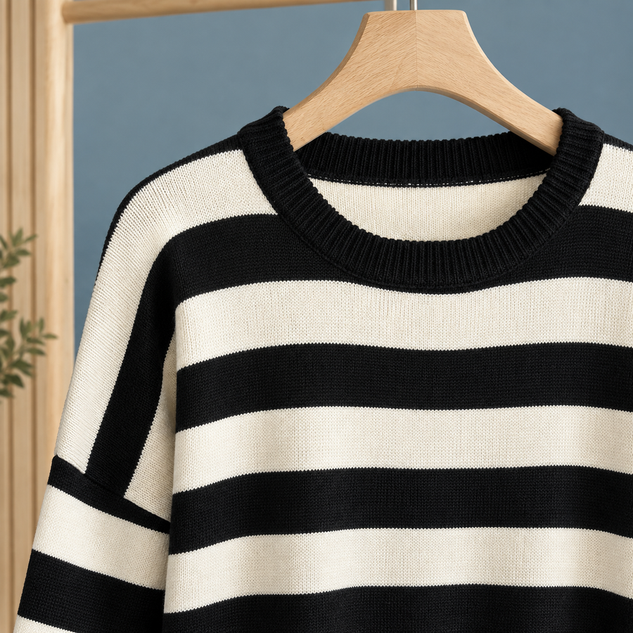 Brigitta Striped Knit Set