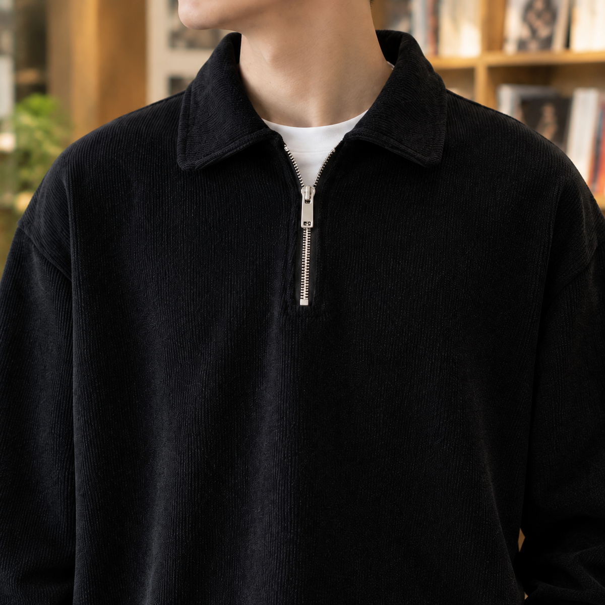 Clovis Quarter Zip Sweater
