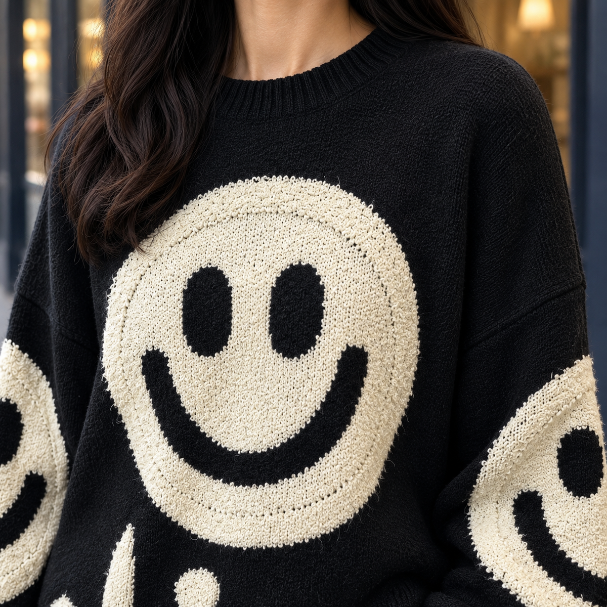 Oriane-Pearl Oversized Sweater