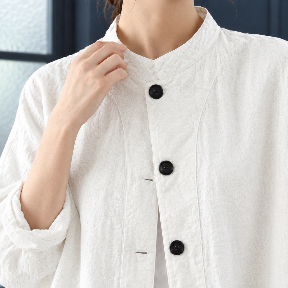 Stella-Marie Stand Collar Jacket