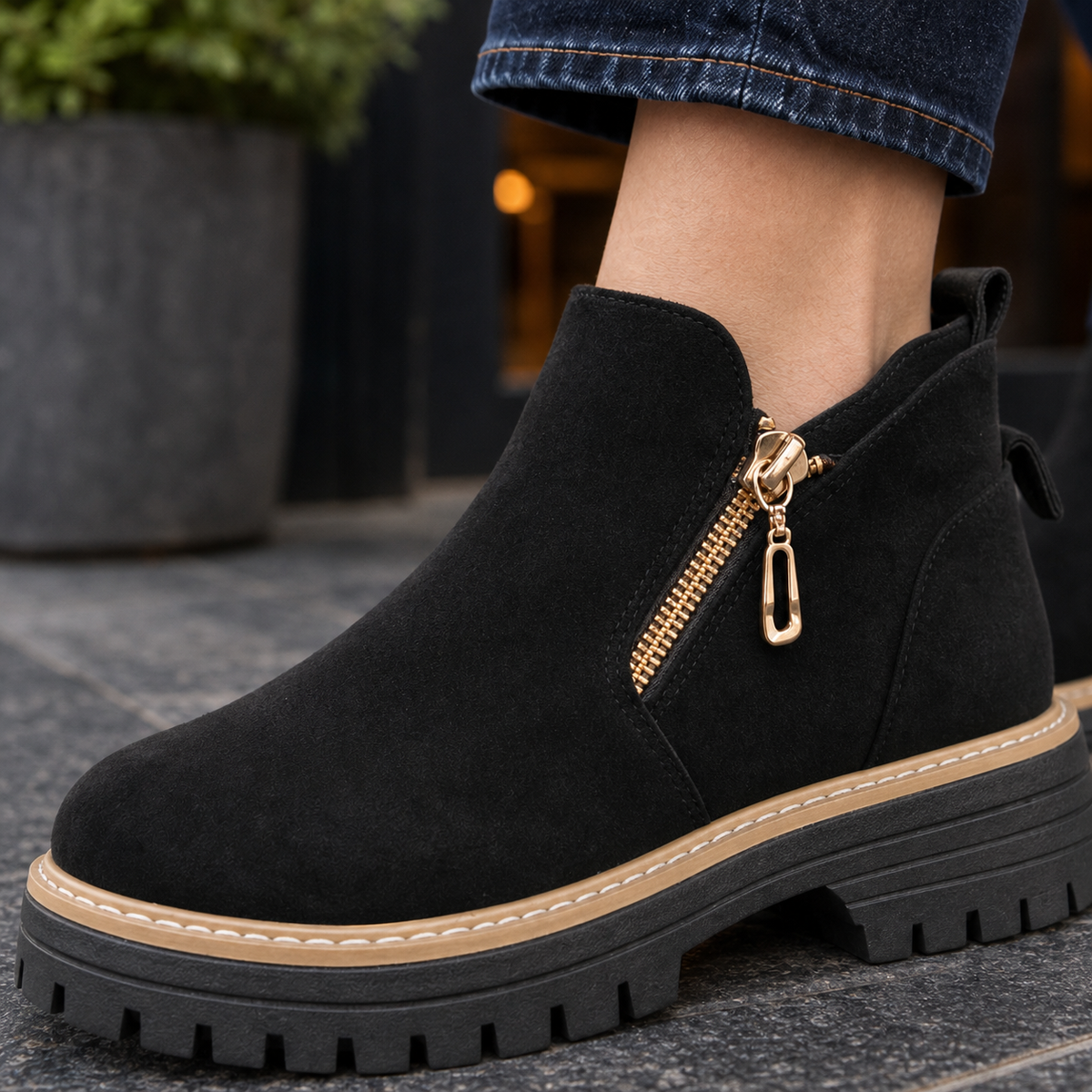 Bellucci Suede Ankle Boots