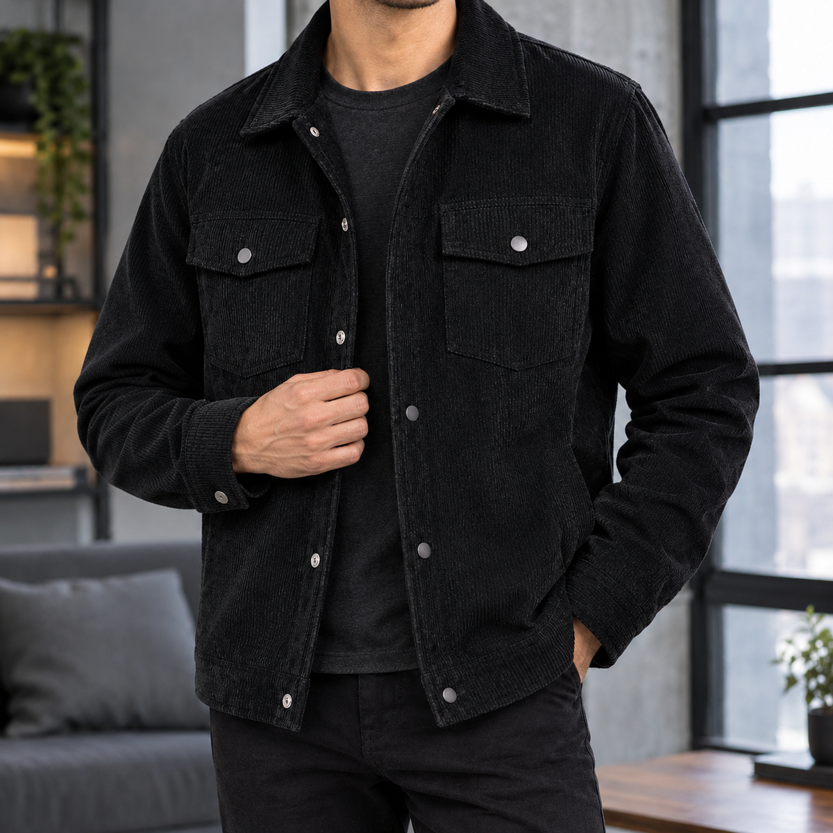 James-Dean Corduroy Jacket