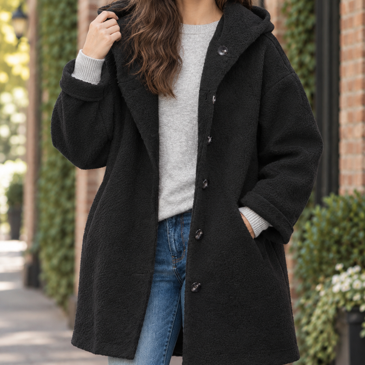 Anouska Hooded Coat