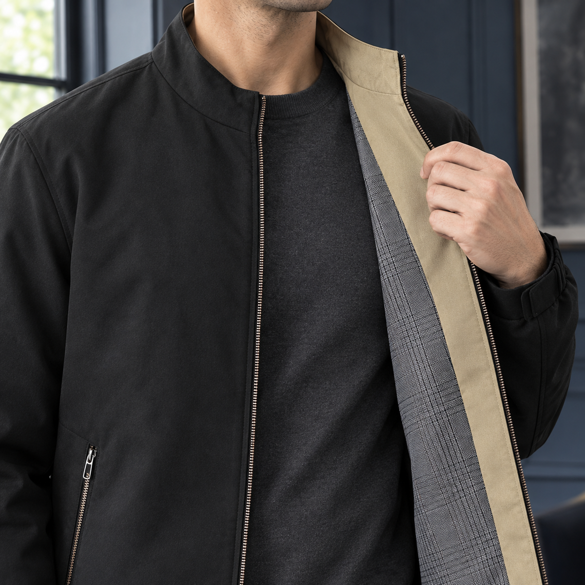 Stephen Stand Collar Jacket