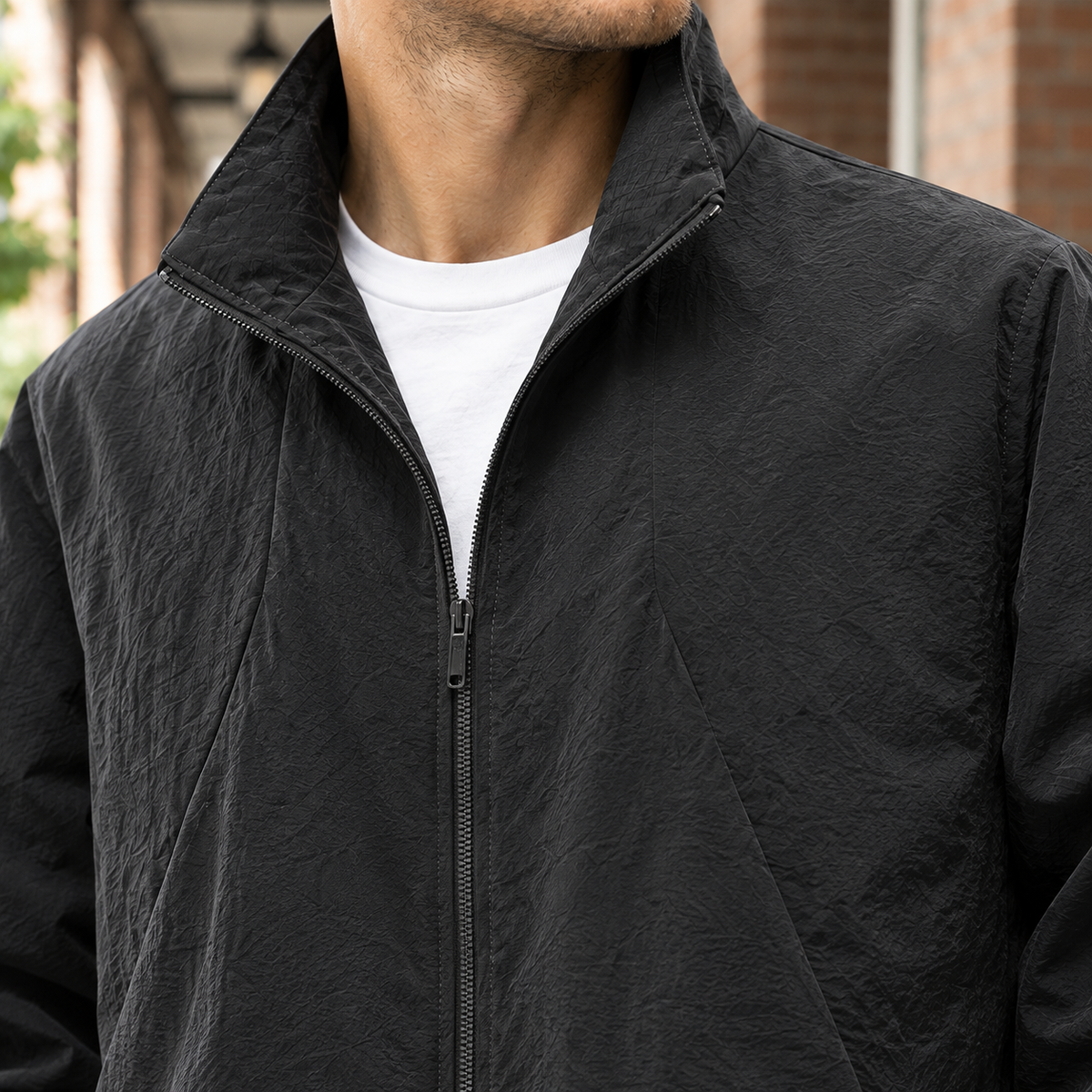 Alderic Stand Collar Jacket