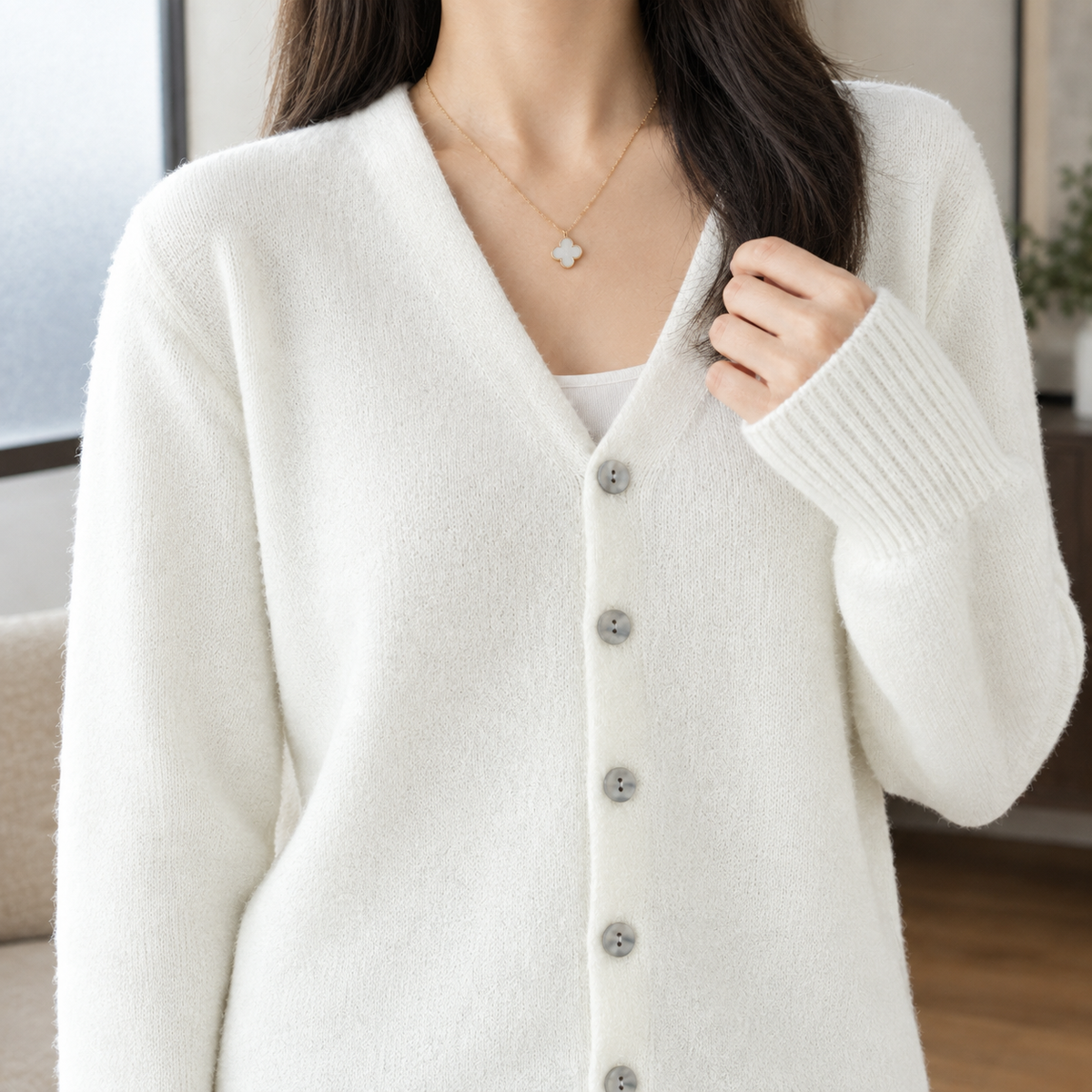 Millie V Neck Cardigan