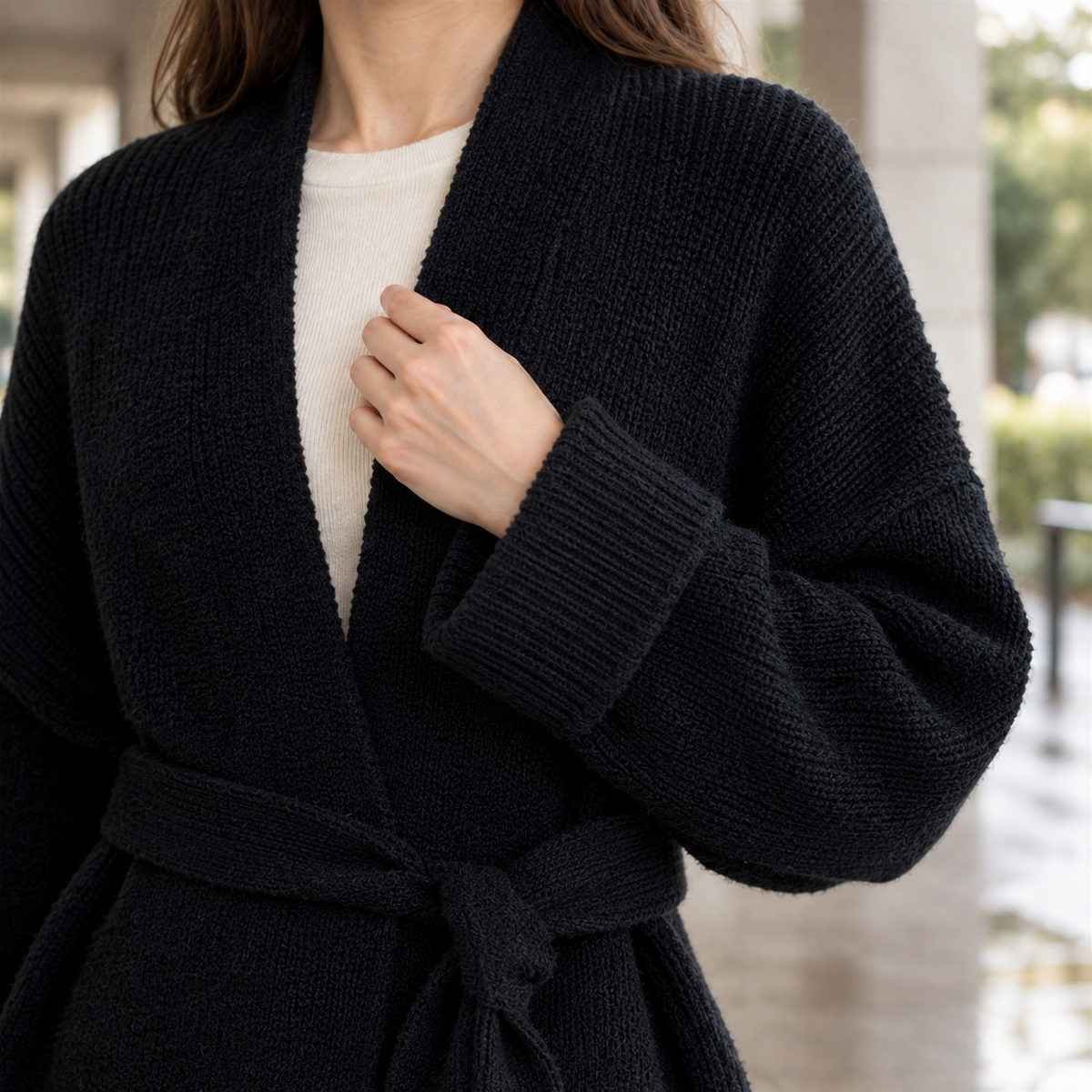 Michelle-Jade Belted Cardigan