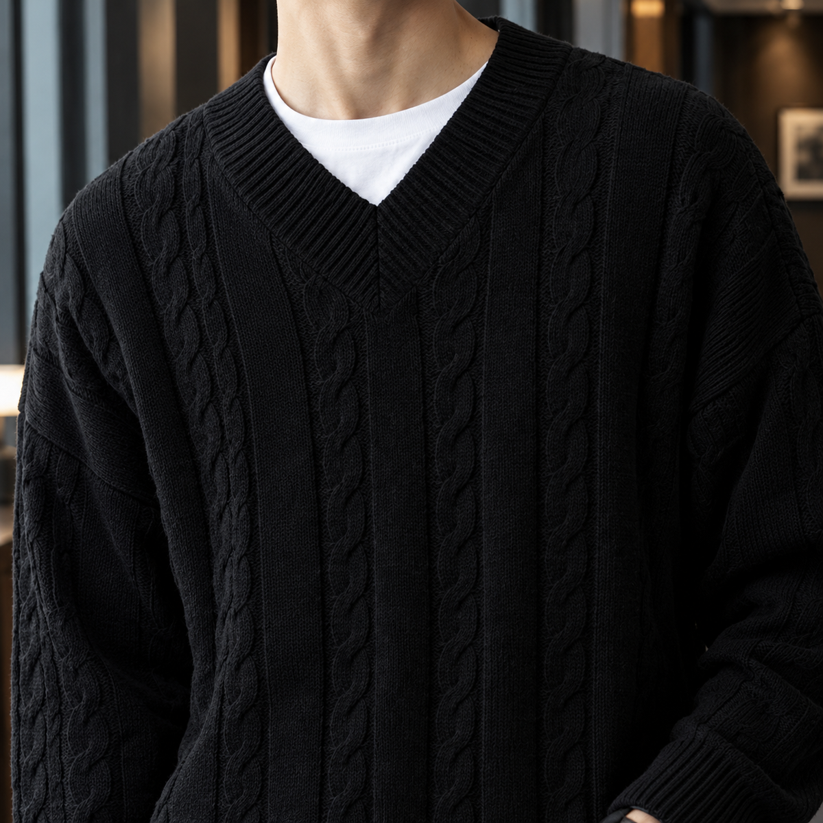 Jamie V Neck Sweater