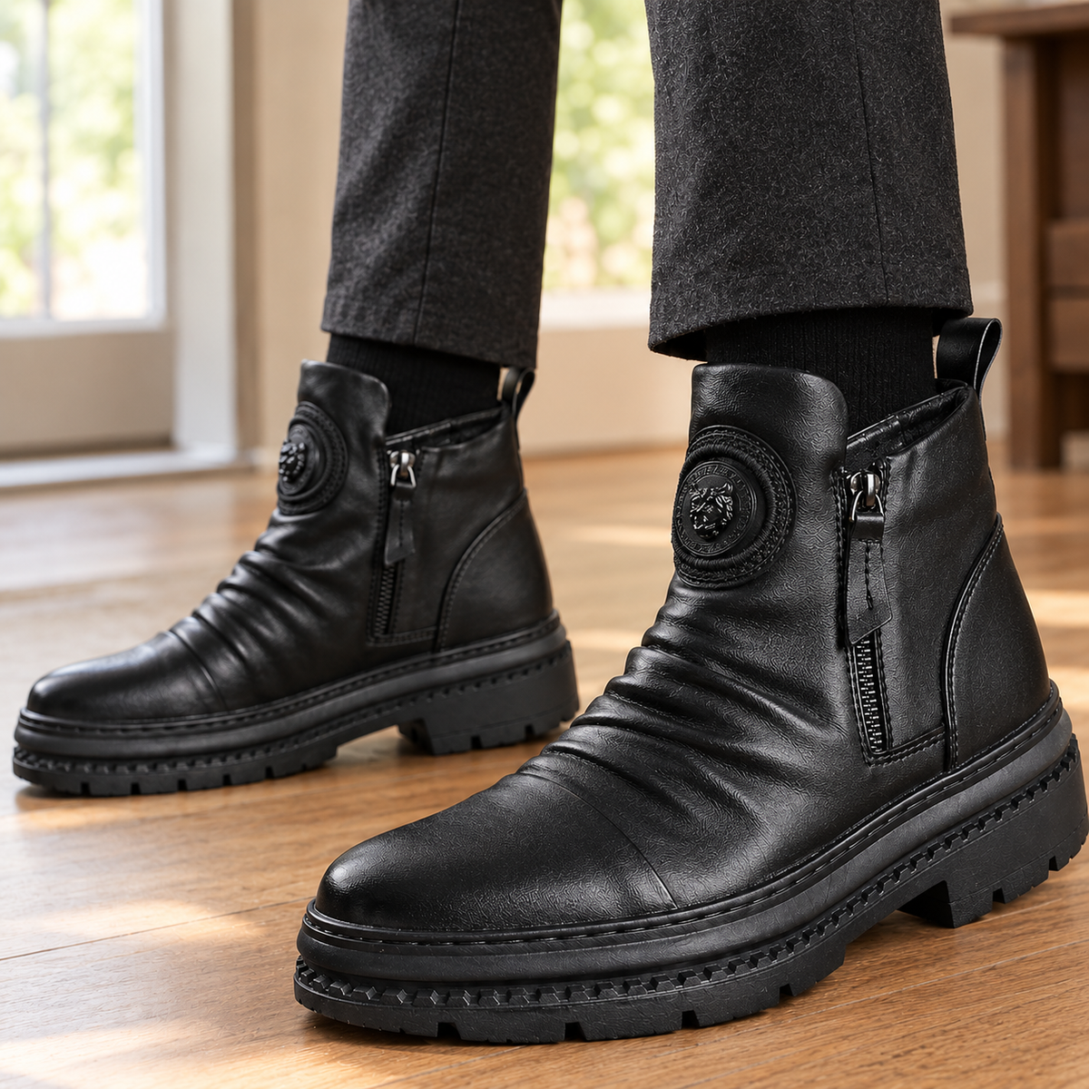 Ostuni Zip Ankle Boots
